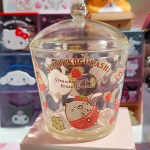 (YELLOW)Sumikko Gurashi Strawberry Themed Canister